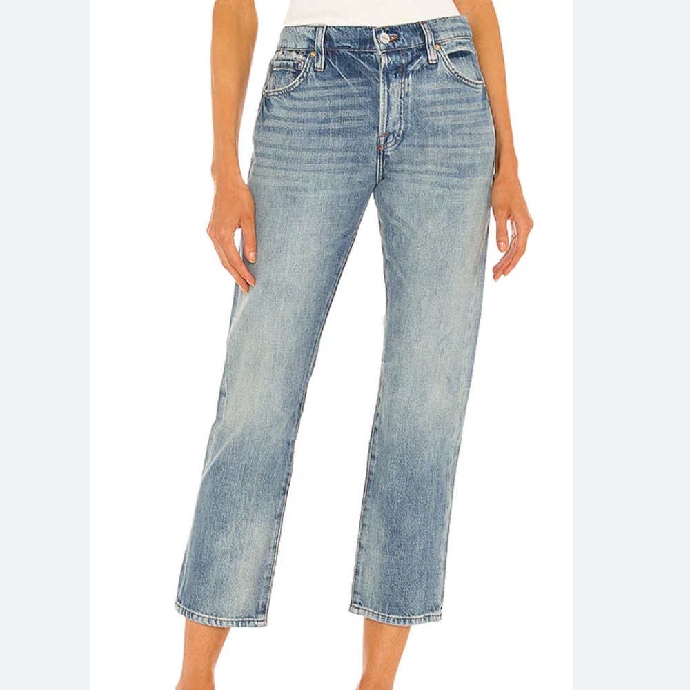 Frame Denim Light Blue Straight Leg Jeans